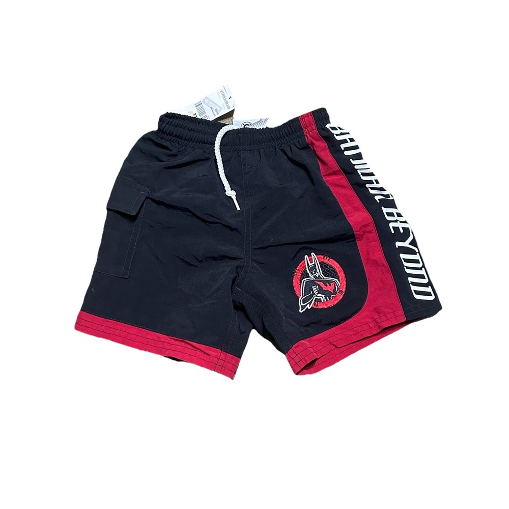 NWT Vintage 1999 Batman Beyond Swimn Trunks Board Shorts Size 2T Dc Comics‎